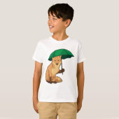Fuchs mit Umbrella T-Shirt (Vorne ganz)