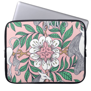 Fuchs-Muster: Whimsical Vintage nahtlos Laptopschutzhülle