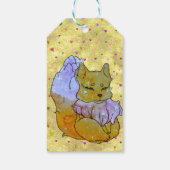 Fuchs namens Dice Geschenkanhänger (Rückseite)