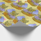 Fuchs namens Dice Geschenkpapier (Ecke)