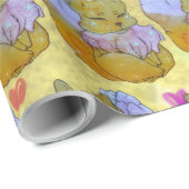 Fuchs namens Dice Geschenkpapier (Rolleneckpunkt)