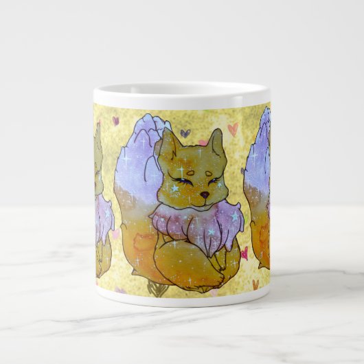 Fuchs namens Dice Jumbo-Tasse (Vorderseite)