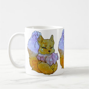 Fuchs namens Dice Kaffeetasse
