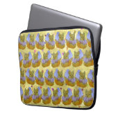 Fuchs namens Dice Laptopschutzhülle (Vorderseite Links)