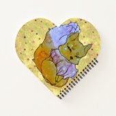 Fuchs namens Dice Notizblock (Rückseite)