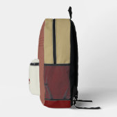 Fuchs Natur Farbige Bedruckter Rucksack (Rechts)
