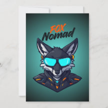 Fuchs Nomade Cyberpunk Mecha Gaming Einladung