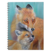 Fuchs Notizbuch. Notizblock mit Fuchsdesign. (Vorderseite)