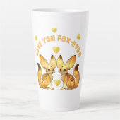 Fuchs-Paar Valentins-Art Milchtasse (Vorderseite)