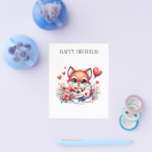 Fuchs-Pilot-Geburtstag Flyer (Einzeln)