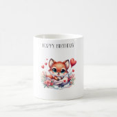Fuchs-Pilot-Geburtstag Kaffeetasse (Mittel)