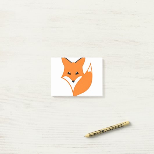 Fuchs Post-it Klebezettel (Auf Schreibtisch)