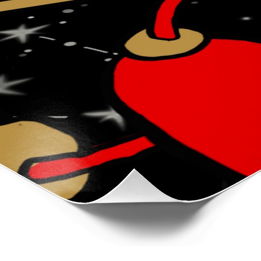 Fuchs Poster (Ecke)