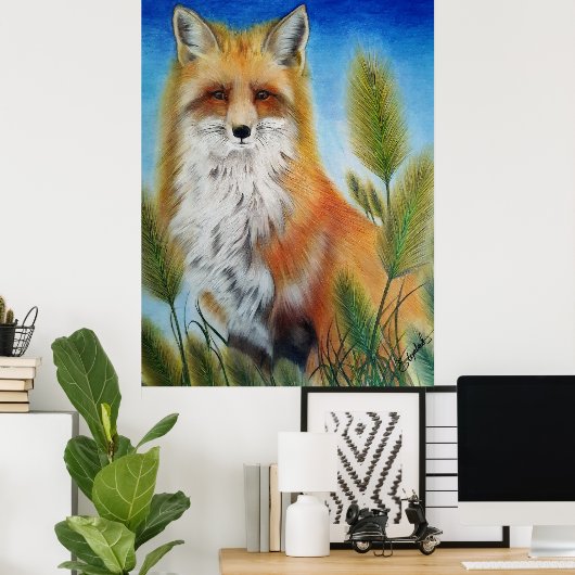 Fuchs Poster (Heimbüro)