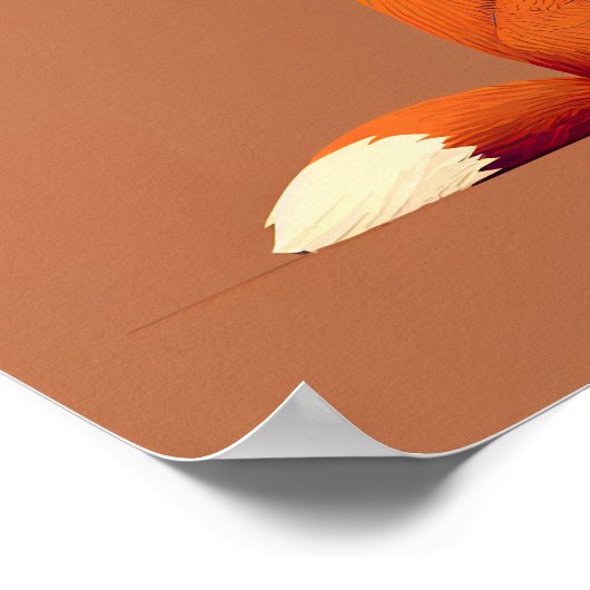 Fuchs Poster (Ecke)