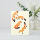 Fuchs Postkarte (Stehend Vorderseite)