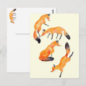 Fuchs Postkarte (Vorne/Hinten)