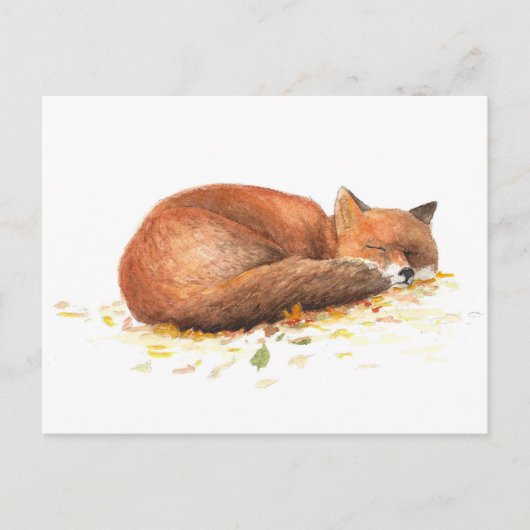 Fuchs Postkarte (Vorderseite)
