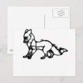 Fuchs Postkarte (Vorne/Hinten)