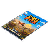 Fuchs, Retro-8-Bit-Pixelkunst Notizblock (Linke Seite)