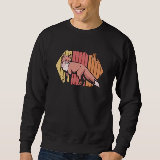 Fuchs Retro Vintage Sweatshirt (Vorderseite)