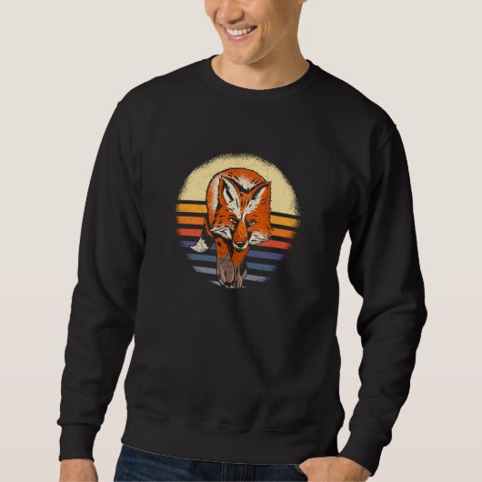 Fuchs Retro Vintage Sweatshirt (Vorderseite)