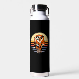 Fuchs Retro Vintage Trinkflasche