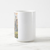 Fuchs-Ritter-Kinder-Cartoon Kaffeetasse (Mittel)