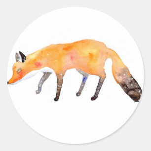 Fuchs Runder Aufkleber