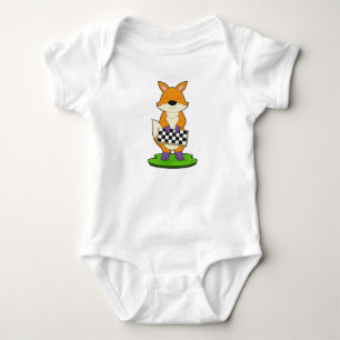 Fuchs Schach Schachbrett Brettspiel Baby Strampler