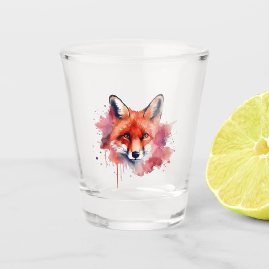 Fuchs Schnapsglas (Vorderseite)