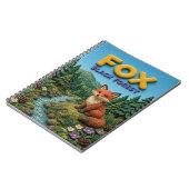 Fuchs Schwarzwald Modern KlayKoo Notizblock (Linke Seite)