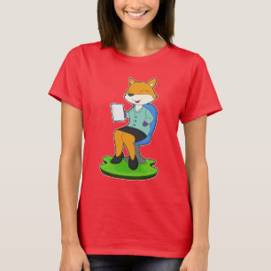 Fuchs-Sekretärin Notiz T-Shirt