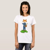 Fuchs-Sekretärstasche Büro T-Shirt (Vorne ganz)