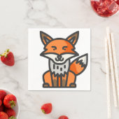 Fuchs Serviette (Beispiel)