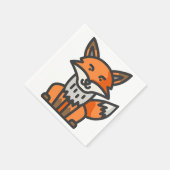 Fuchs Serviette (Ecke)