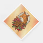 Fuchs Serviette (Ecke)