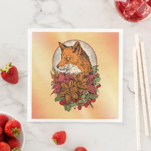 Fuchs Serviette (Beispiel)