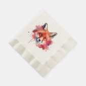 Fuchs Servietten (Ecke)
