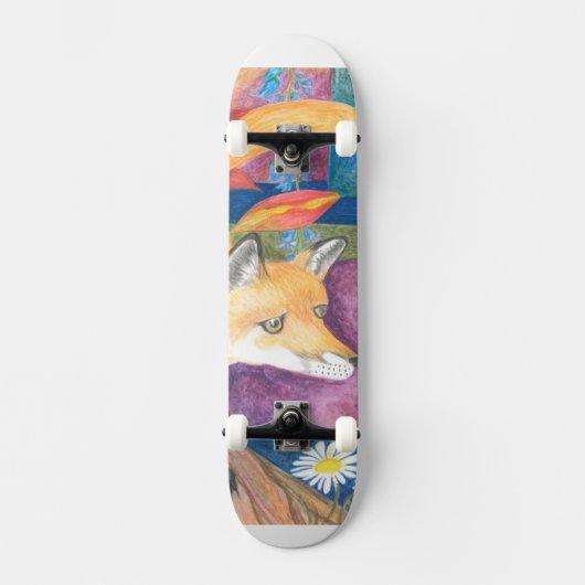 Fuchs-Skateboard Skateboard (Vorderseite)