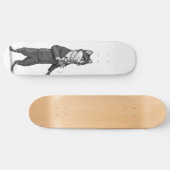 Fuchs Skateboard (stehend) (Horizontal)
