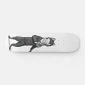 Fuchs Skateboard (stehend) (Horizontal)
