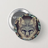 Fuchs-Skizze Button (Vorne & Hinten)