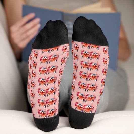 Fuchs Socken (Unterseite)