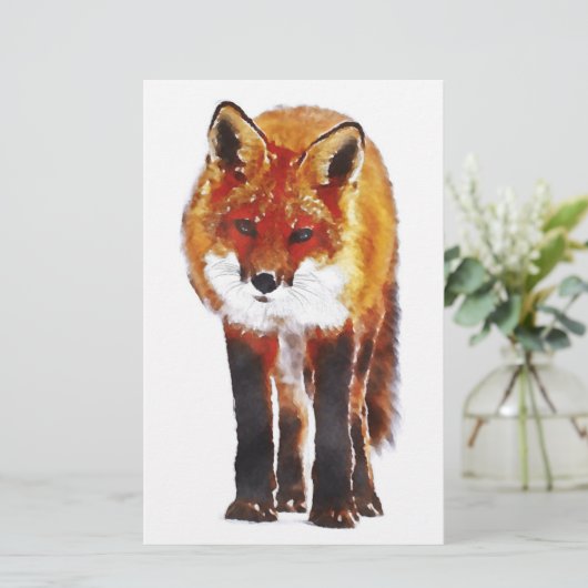 Fuchs stationär, Fuchs-Schreibpapier Briefpapier (Stehend Vorderseite)