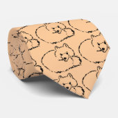 FUCHS-STILLSTEHEN KRAWATTE (Gerollt)