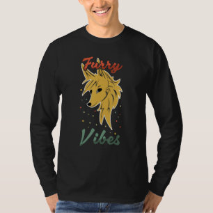 Fuchs Stolz Flauschiger Schwanz Ohr Flauschige Vib T-Shirt