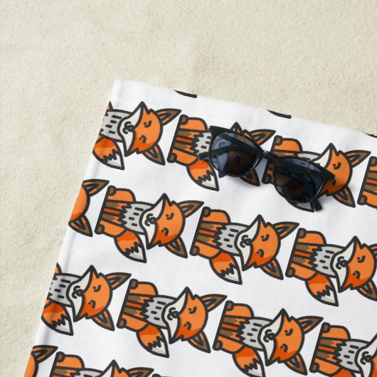 Fuchs Strandtuch (Beispiel)