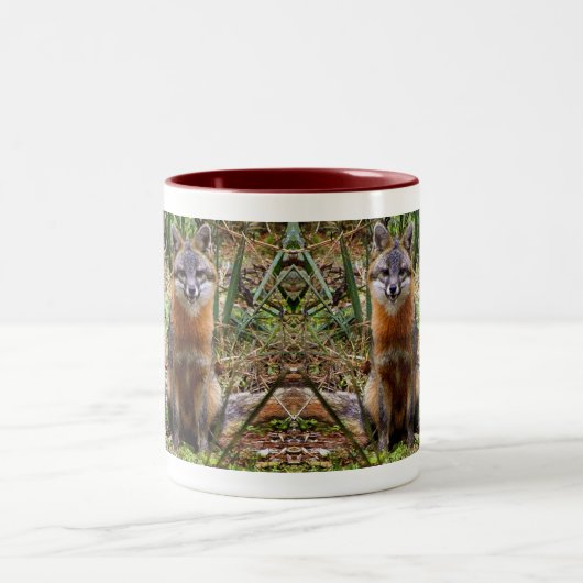 FUCHS-TASSE ZWEIFARBIGE TASSE (Mittel)