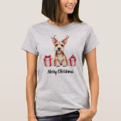 Fuchs-Terrier-Rentier T-Shirt (Vorderseite)